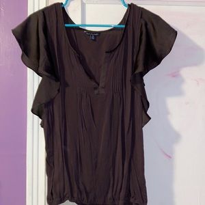 Silky short sleeve shirt